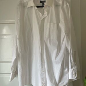 Stafford Men's Crisp White Dress Shirt